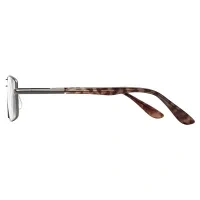 Rectangle Light Gray Reading Glasses