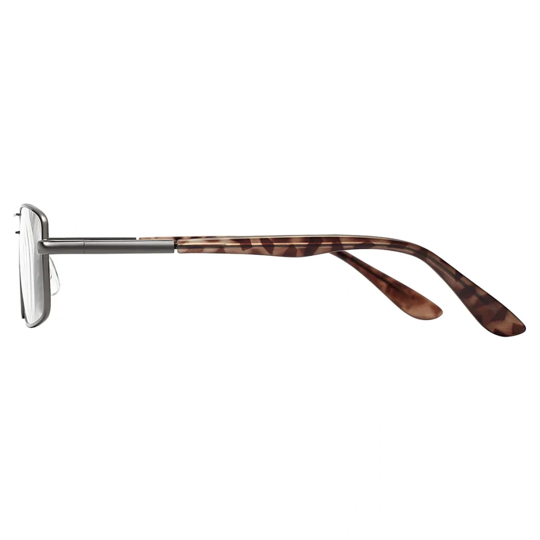 Rectangle Light Gray Reading Glasses