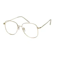 Square Gold Eyeglasses
