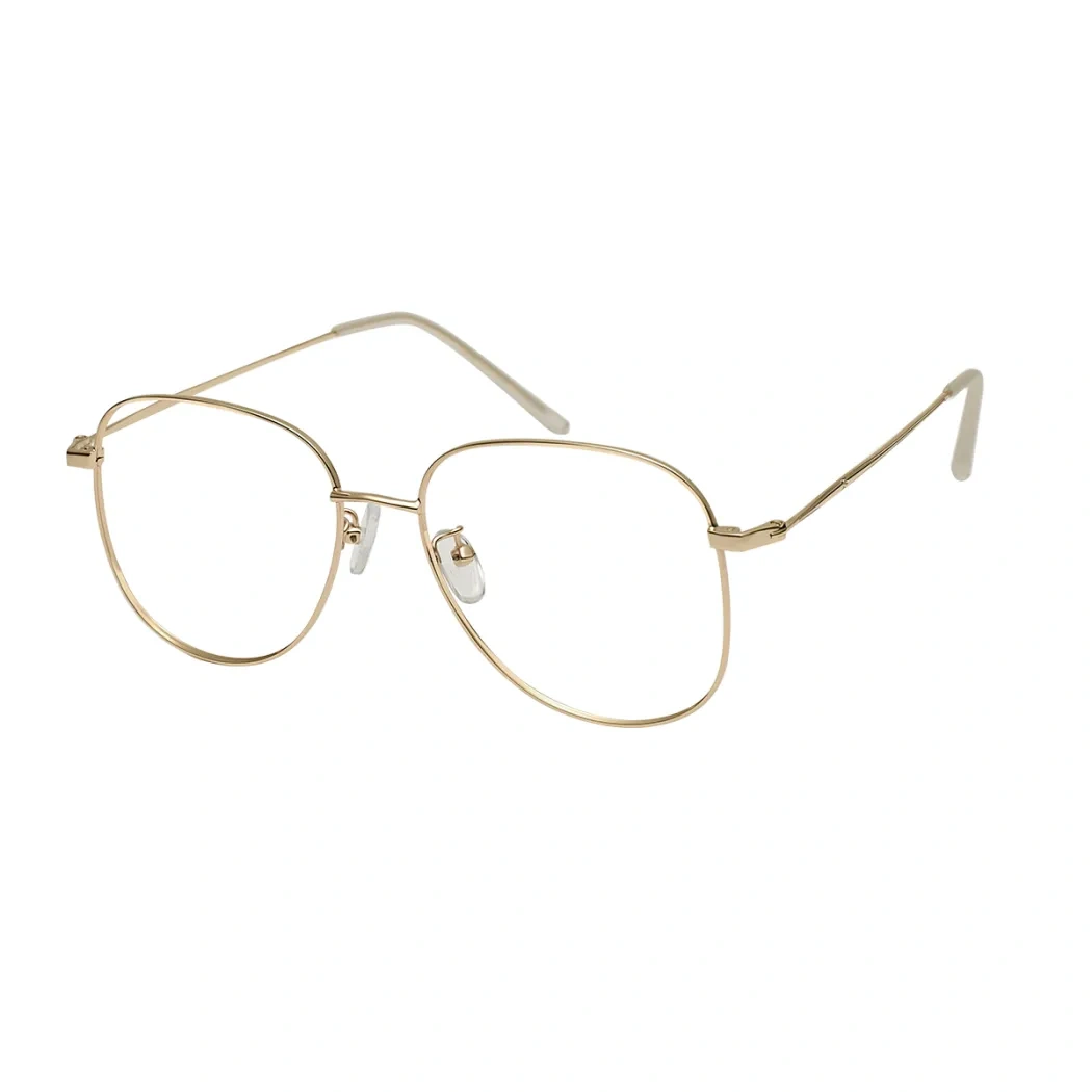 Square Gold Eyeglasses