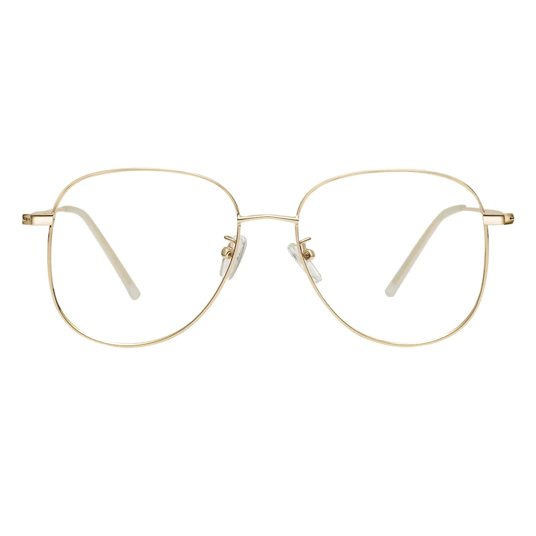 Square Gold Eyeglasses