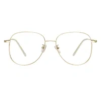 Square Gold Eyeglasses