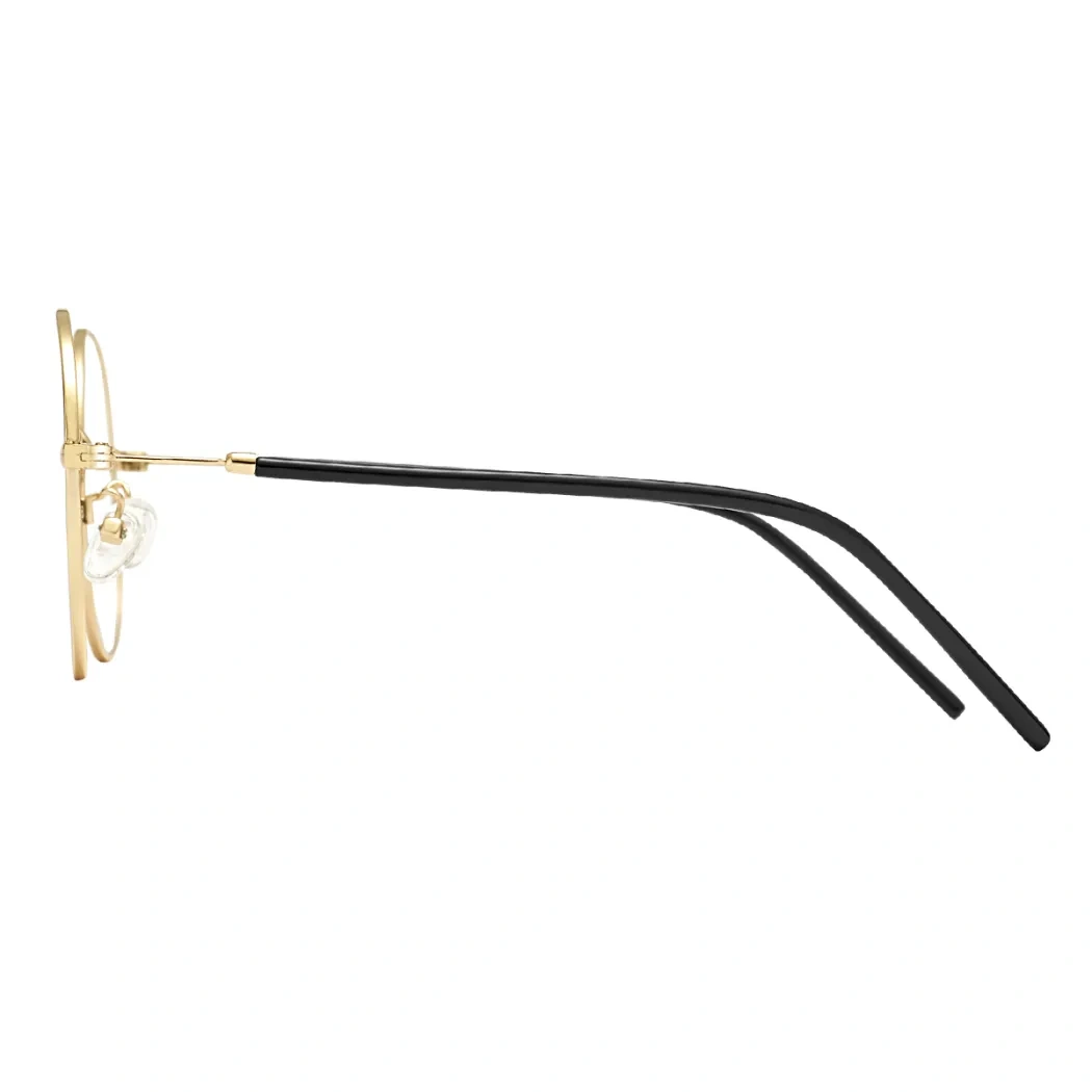 Round Gold Eyeglasses