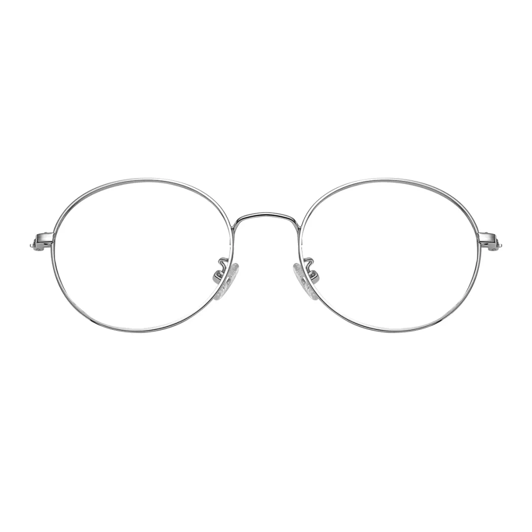 Round Silver Eyeglasses