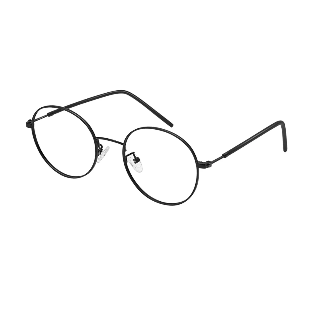 Round Black Eyeglasses