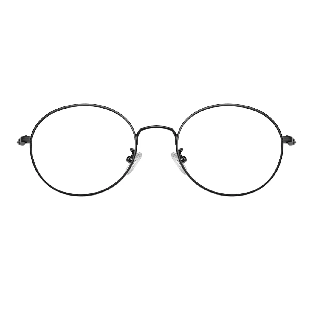 Round Black Eyeglasses