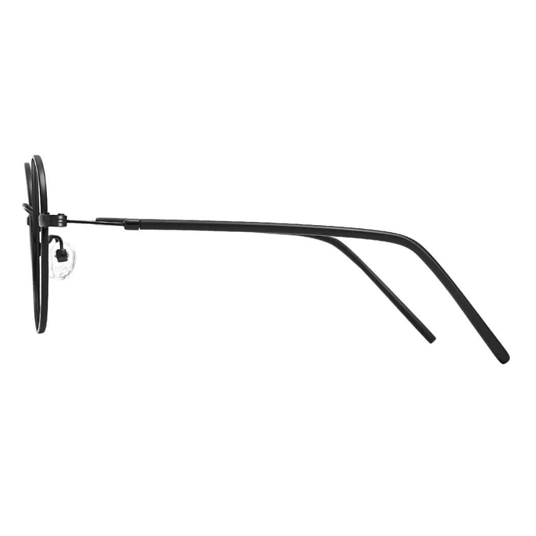 Round Black Eyeglasses