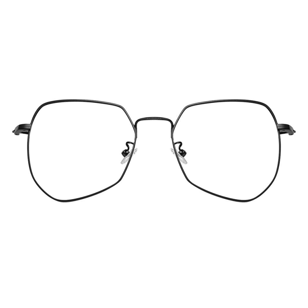 Geometric Black Eyeglasses