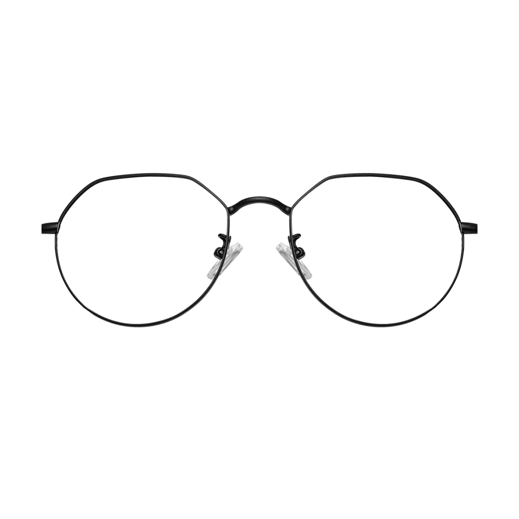 Geometric Black Eyeglasses