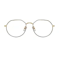 Geometric Black Eyeglasses