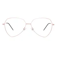 Geometric Rose Gold Eyeglasses