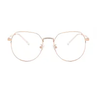 Oval Rose Gold Eyeglasses