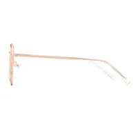 Oval Rose Gold Eyeglasses