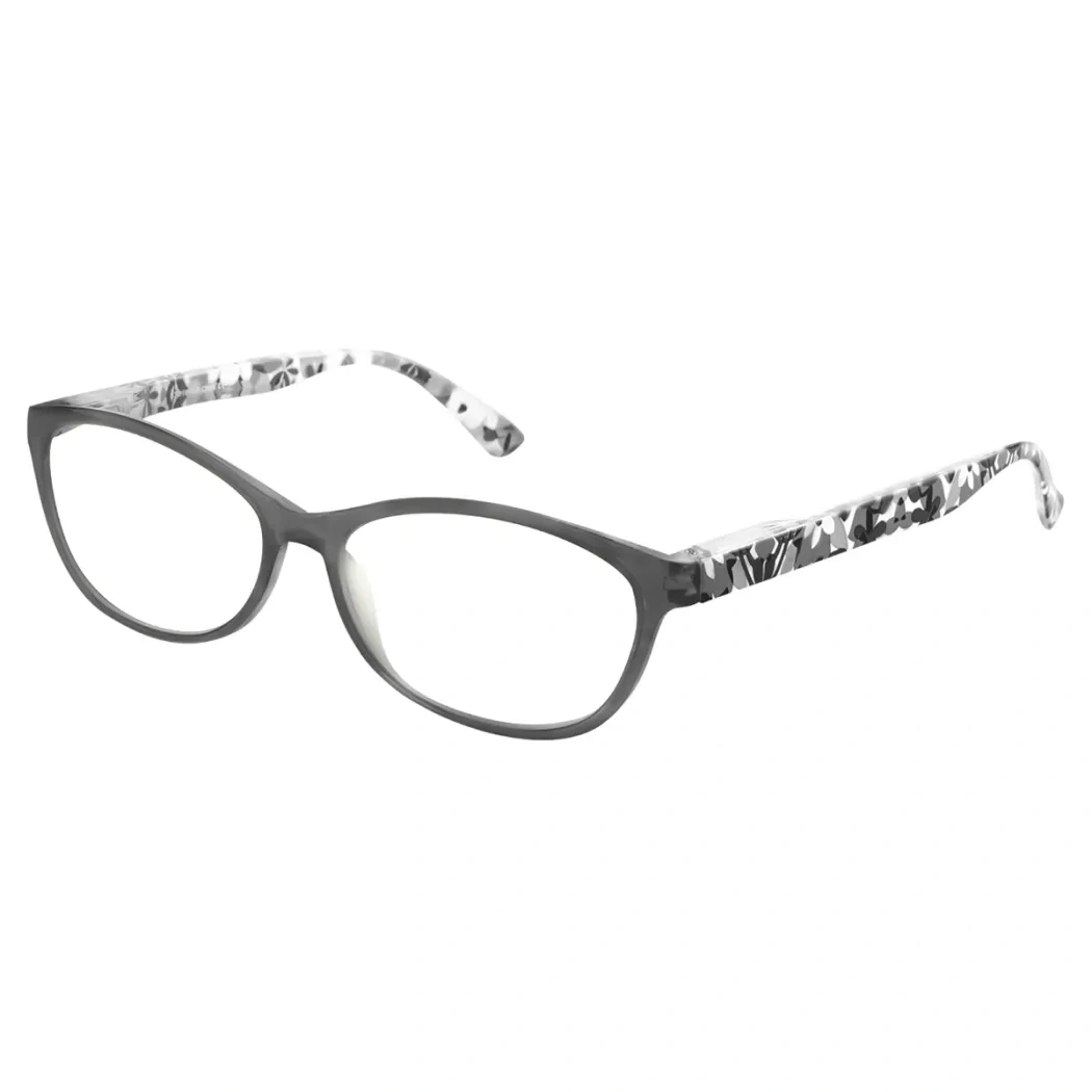 Oval Black Reading Glasses