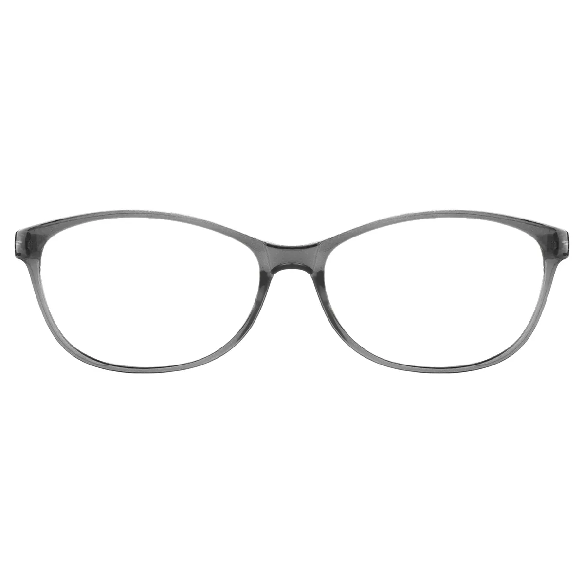 Oval Black Reading Glasses