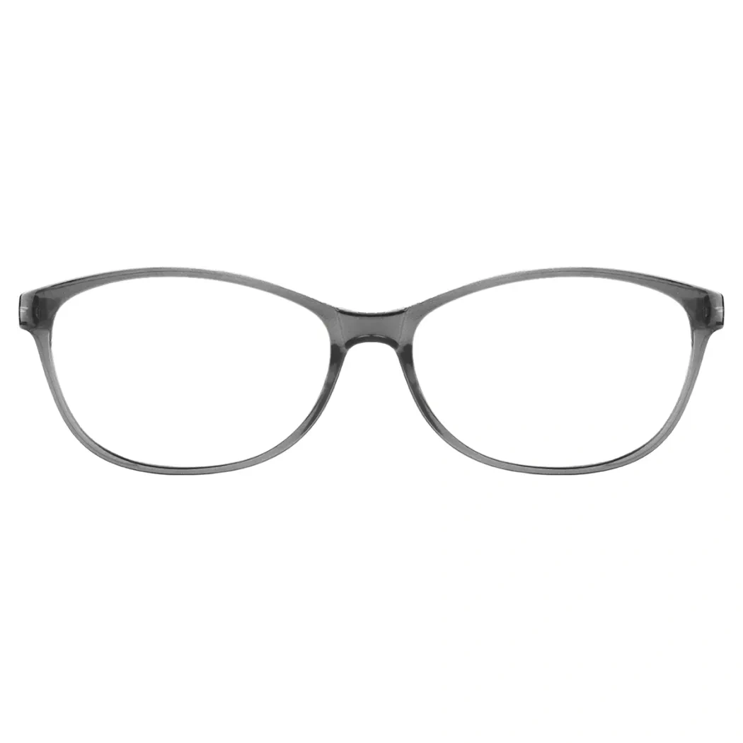 Oval Black Reading Glasses