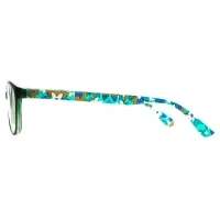 Oval Blue Reading Glasses