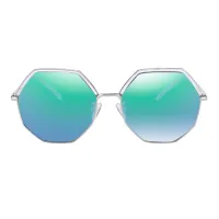 Geometric Silver Sunglasses