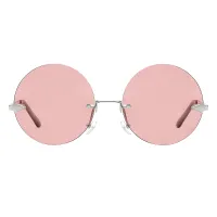 Round Silver Sunglasses