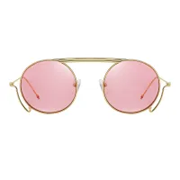 Round Gold Sunglasses