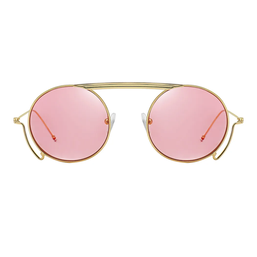 Round Gold Sunglasses