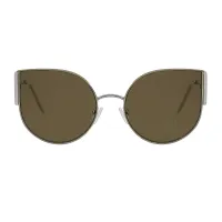 Cat-eye Silver Sunglasses