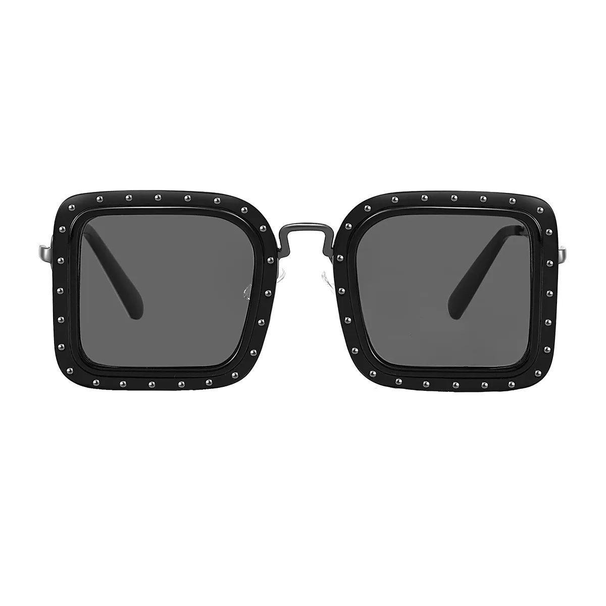 Geometric Black Sunglasses