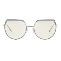 Geometric Silver Sunglasses
