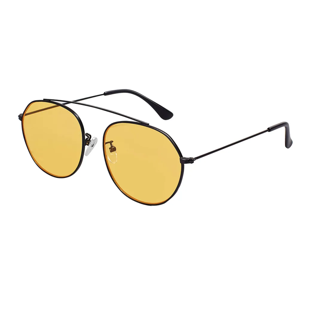 Aviator Yellow Sunglasses