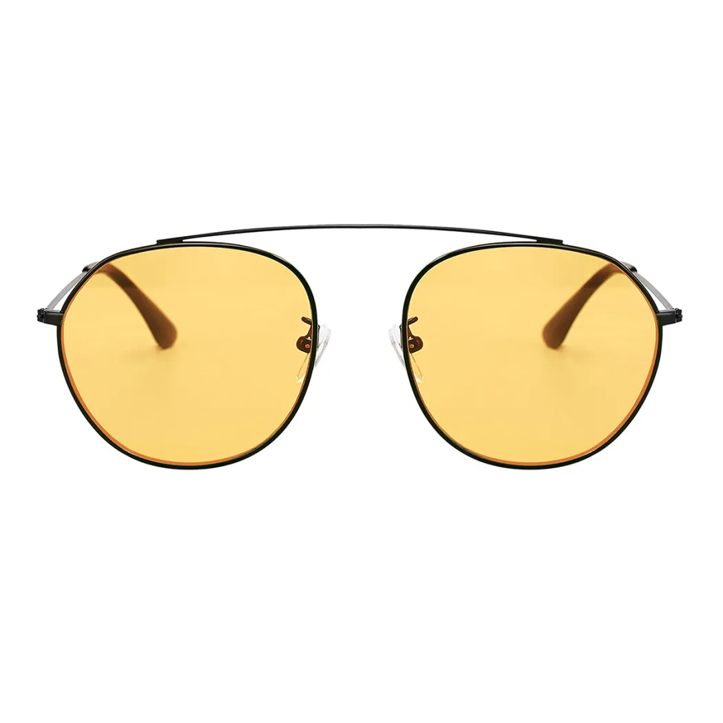 Aviator Yellow Sunglasses