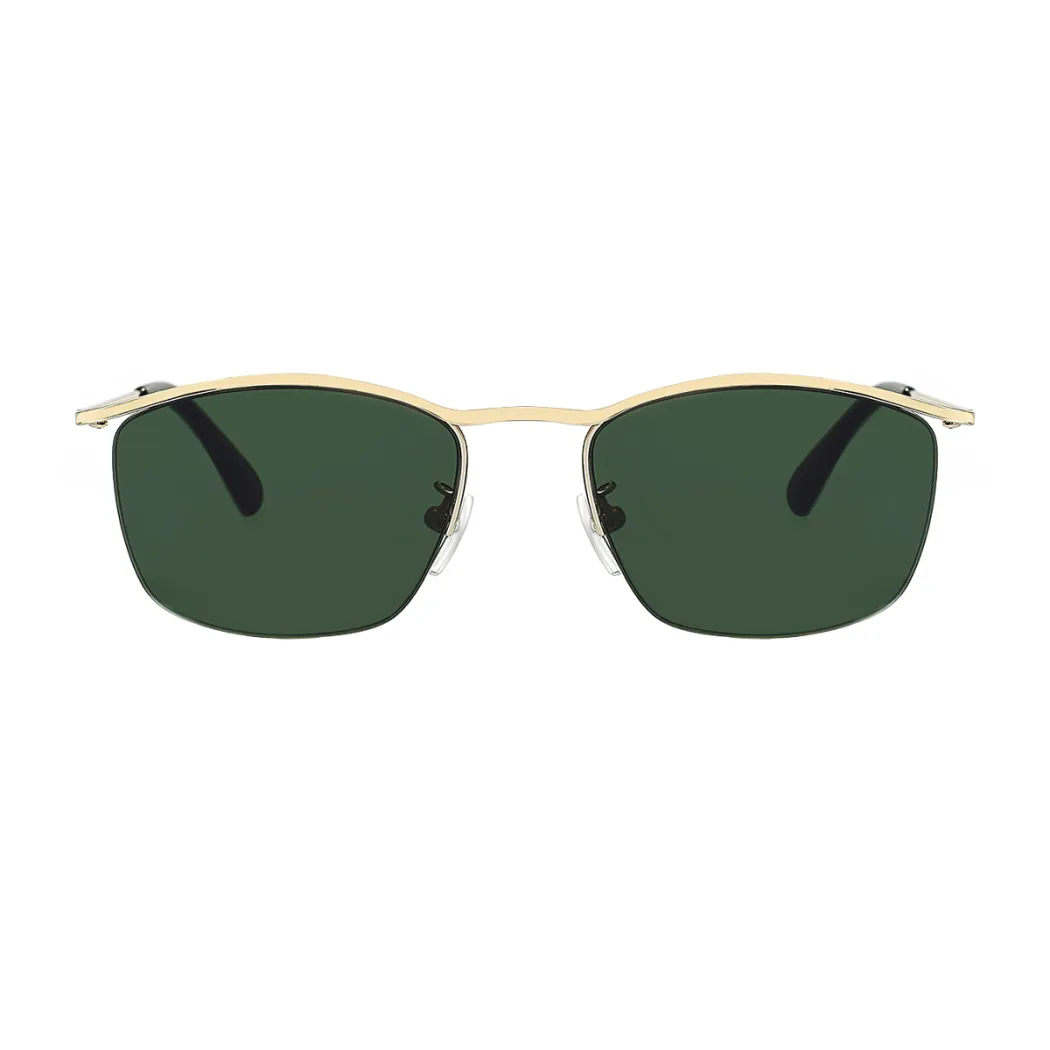 Browline Gold Sunglasses
