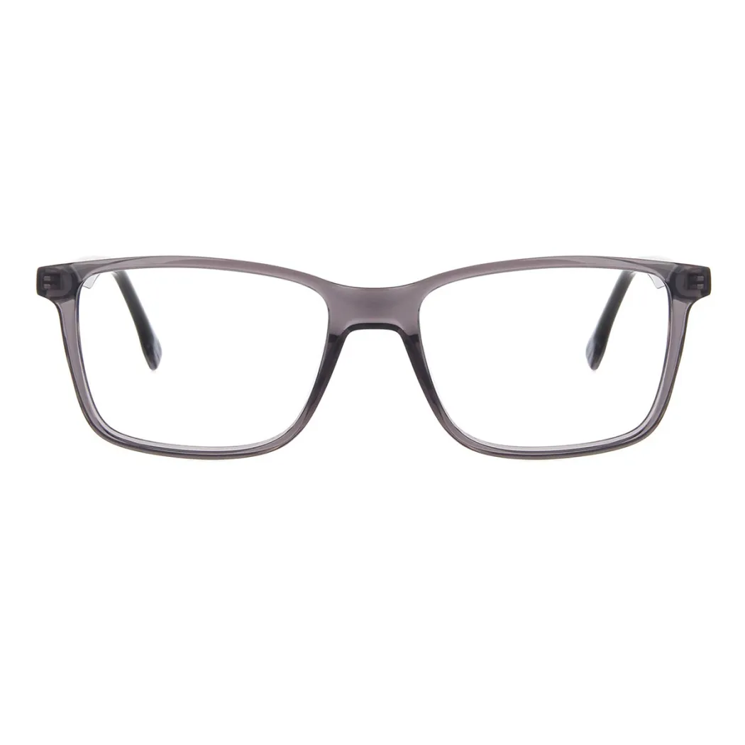 Rectangle Grey Eyeglasses