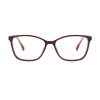 Rectangle Wine Eyeglasses