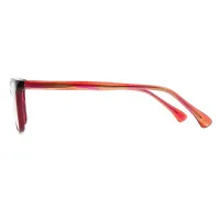 Rectangle Wine Eyeglasses