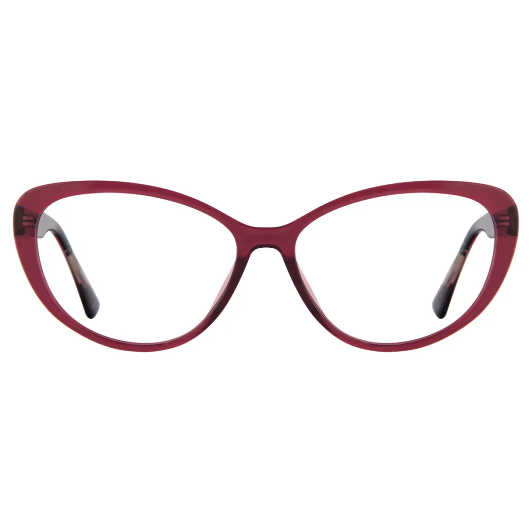 Cat-eye Wine Eyeglasses
