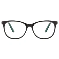 Oval Green Reading Glasses