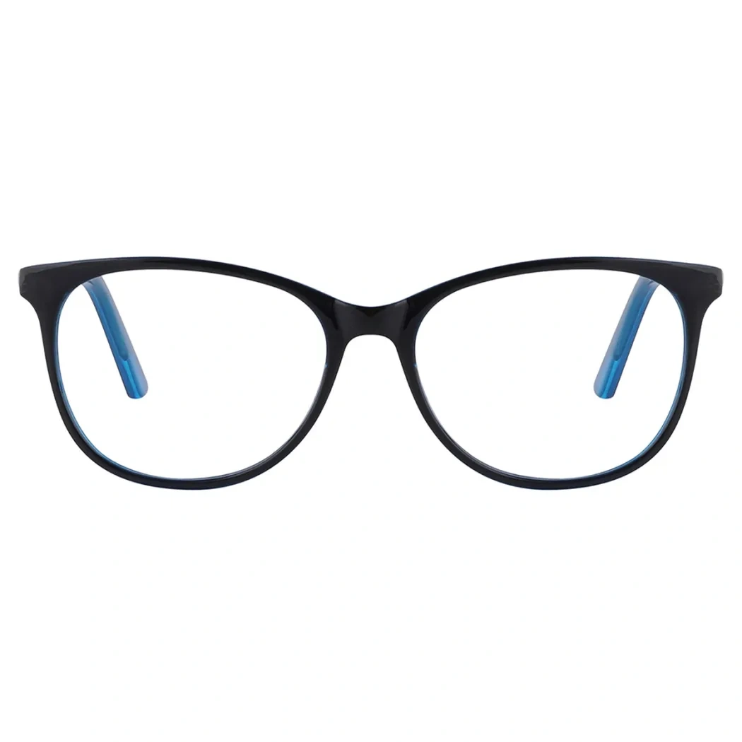 Oval Blue Reading Glasses