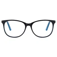 Oval Blue Reading Glasses