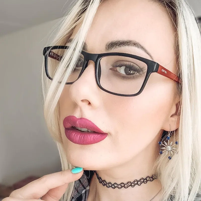Rectangle Black Reading Glasses