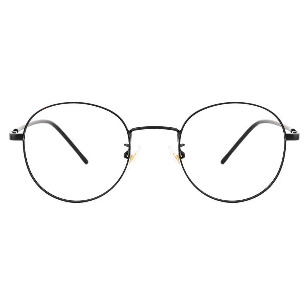Oval Black Eyeglasses