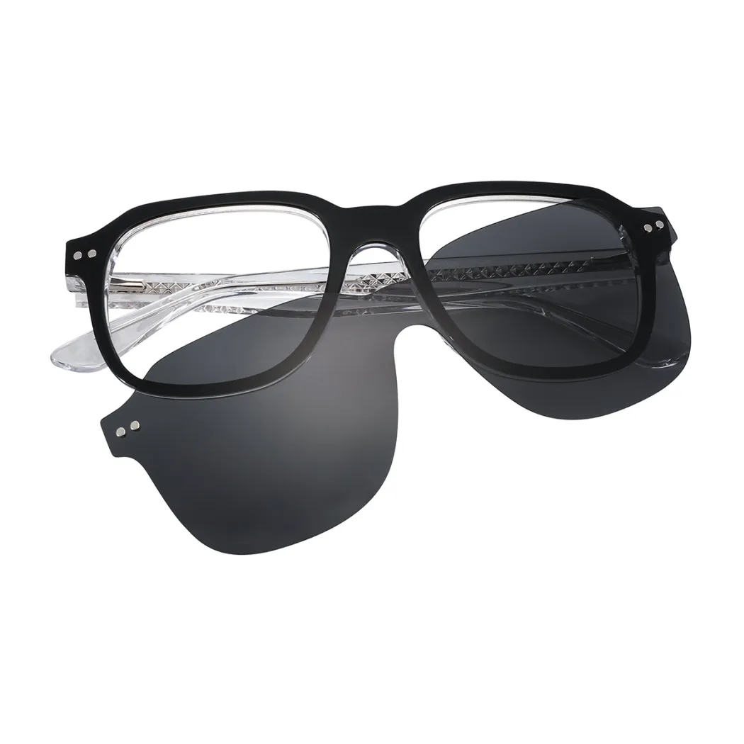 Square Black Eyeglasses