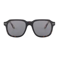 Square Dark Tortoiseshell Eyeglasses