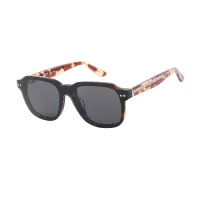 Square Dark Tortoiseshell Eyeglasses