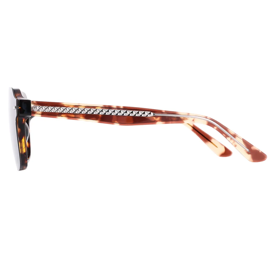 Square Dark Tortoiseshell Eyeglasses