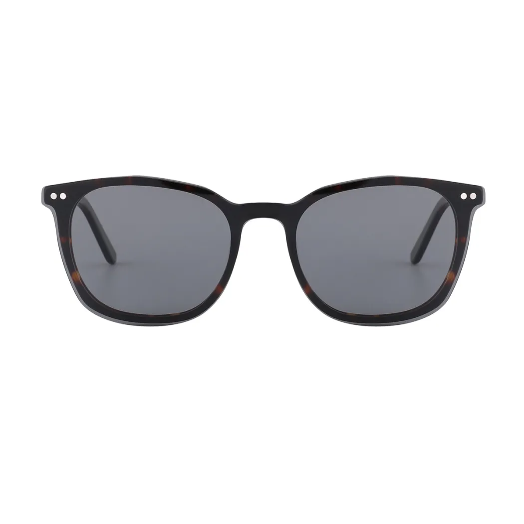 Square Dark Tortoiseshell Eyeglasses