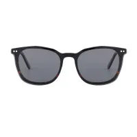 Square Dark Tortoiseshell Eyeglasses