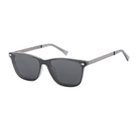 Square Grey Eyeglasses
