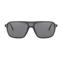 Square Grey Eyeglasses