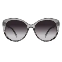 Square Transparent Gray Sunglasses