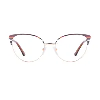 Browline Brown Eyeglasses